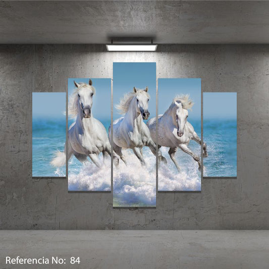 Cuadro decorativo moderno caballo 84