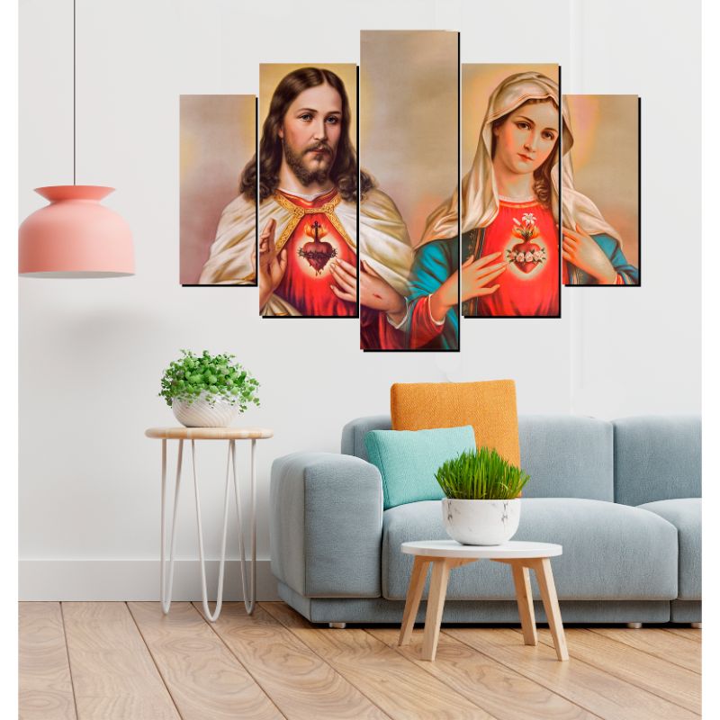 El Sagrado Corazón de Jesús Y La Virgen 7